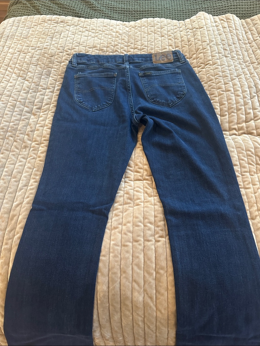 Lee Women's Straight-Leg Jeans in Deep Indigo